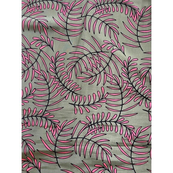 Nordstrom Halogen Palm Print Midi Dress L - Picture 5 of 16